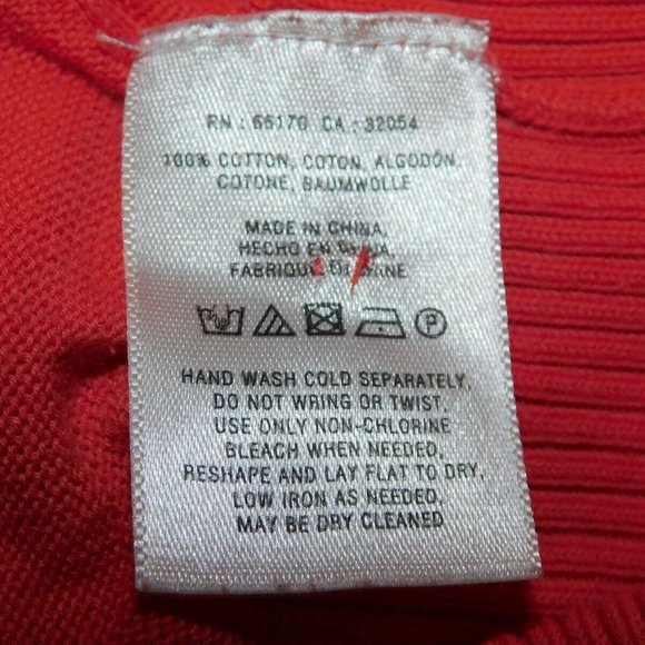 Anthropologie  MOTH Womens Orange Knit M Short Flutter Sleeve Sweater - Picture 3 of 8